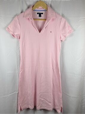 Tommy Hilfiger Pink Polo Dress Women’s Medium Short Sleeve
